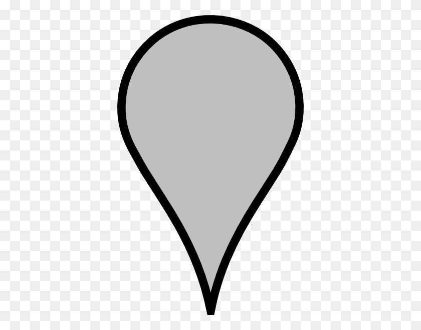 372x598 Значок Google Карты - Клипарт Пустой Флаг