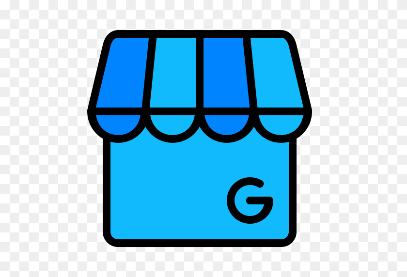 512x512 Google, My, Business, Shop, Store, Suit, Service, Marketplace Icon - Google My Business PNG