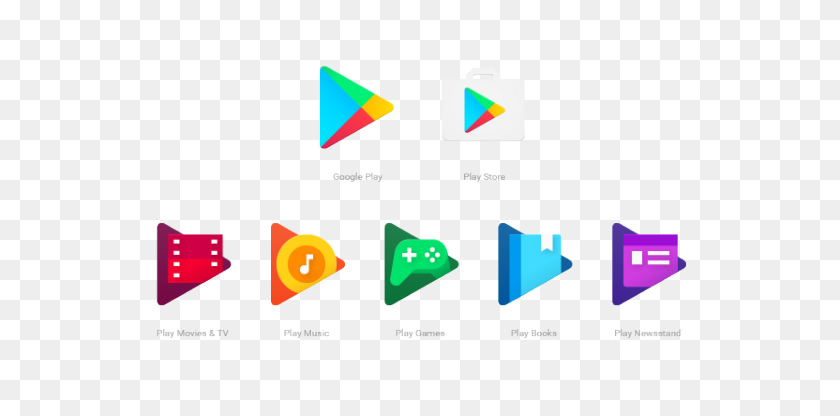 600x356 Google Play Goes Gaga For Triangles With New Icons - Google Play Logo PNG