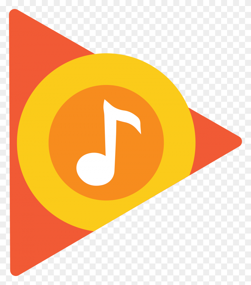 2400x2746 Логотип Google Play Музыка Png С Прозрачным Вектором - Музыкальный Логотип Png