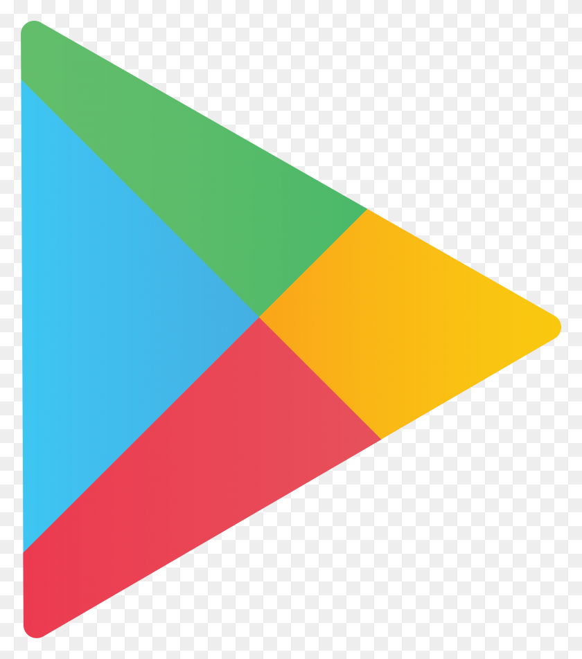 2400x2746 Google Play Store Logo Png Transparent Vector - Google Play PNG