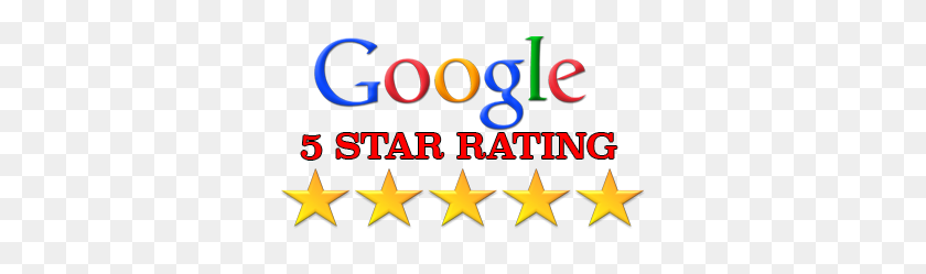 335x189 Google Star Png Expertos De Control De Calidad - 5 Estrellas Png