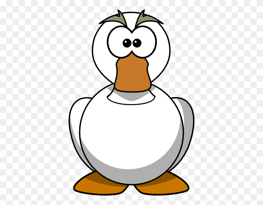 402x594 Goose Clip Art - Quack Clipart