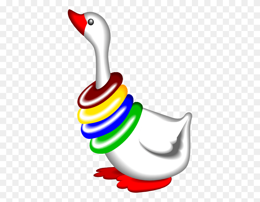 402x592 Goose Cliparts - Goose Clipart Black And White