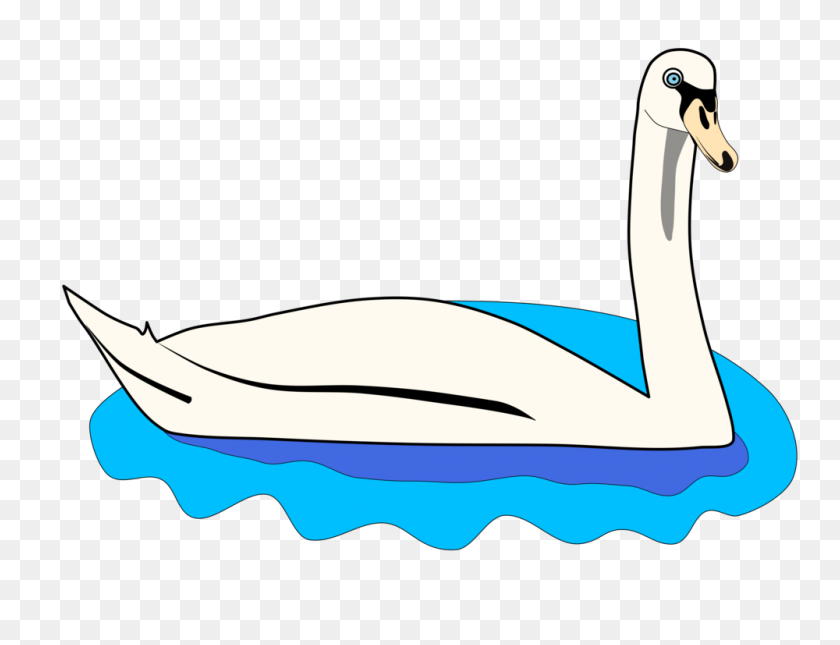 1000x750 Goose Duck Water Bird Mute Swan - Mute Clipart