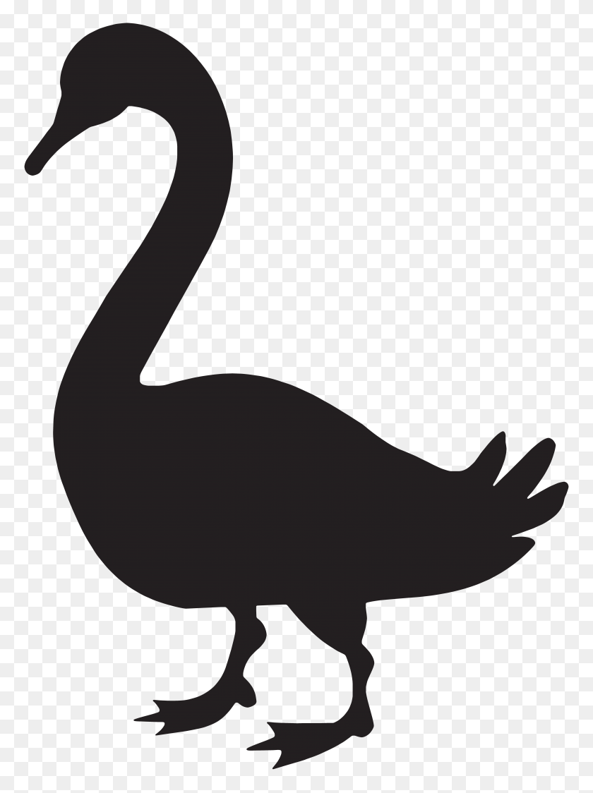 5860x8000 Goose Silhouette Png Clip Art - Clouds Background Clipart