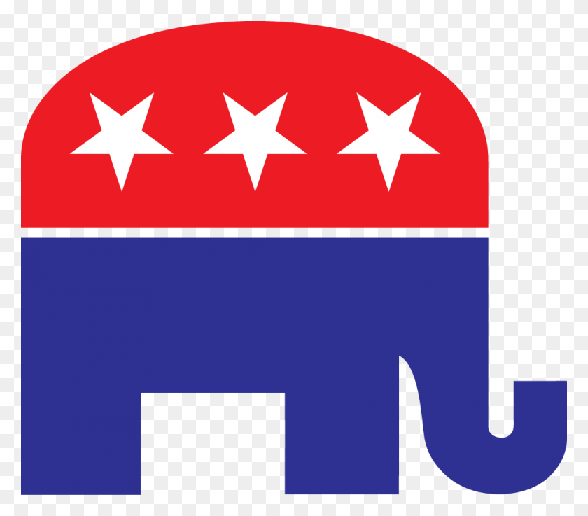 1050x912 Gop Clipart With Flag - Latino Clipart