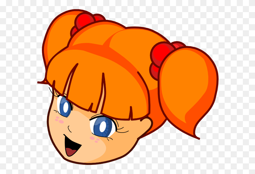 600x515 Gopher Redhead Anime Girl Clip Art - Gopher Clipart