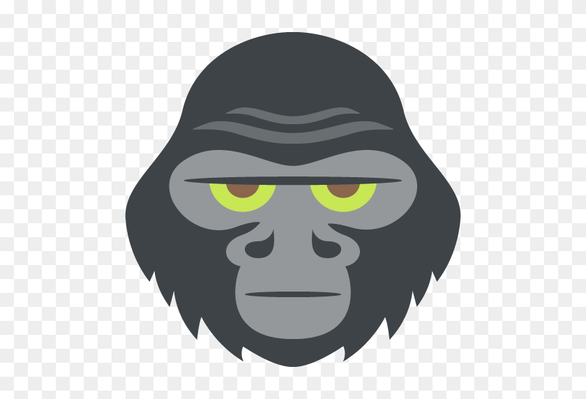 512x512 Gorilla Ape Chimpanzee Monkey Clip Art - Gorilla Clipart PNG