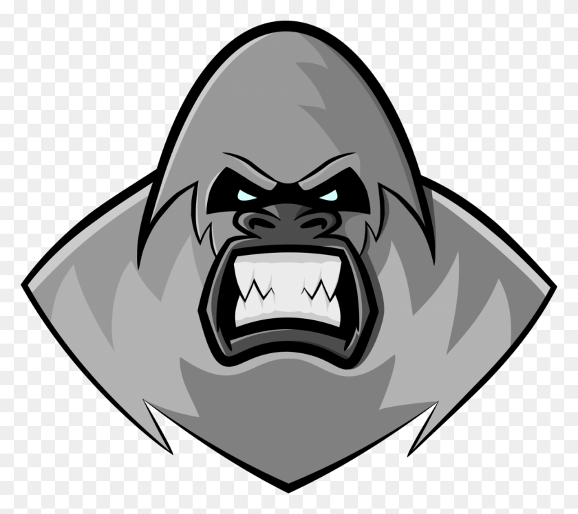 1200x1059 Gorilla Logo Hearthstone Electronic Sports - Gorilla PNG