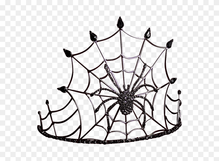 555x555 Gothic Queen Spider Crown - Queens Crown PNG