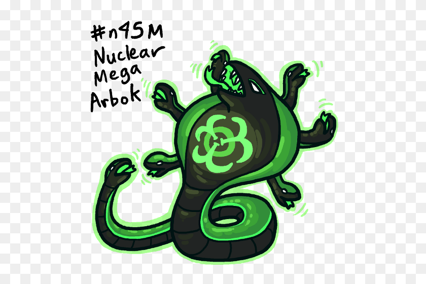 500x500 Gotta Popkas, Nuclear Mega Arbok Continúa Teniendo El Riesgo Biológico - Símbolo De Riesgo Biológico Png