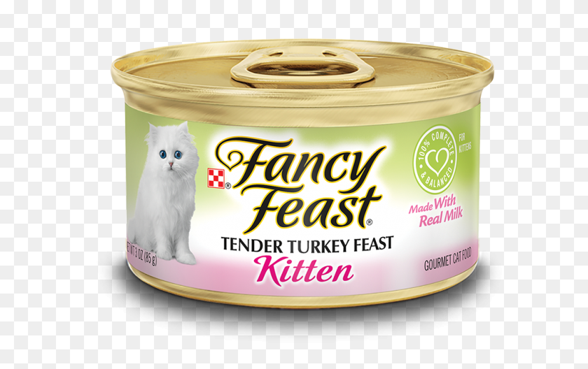 1000x600 Gourmet Wet Kitten Food With Turkey Fancy - Kittens PNG