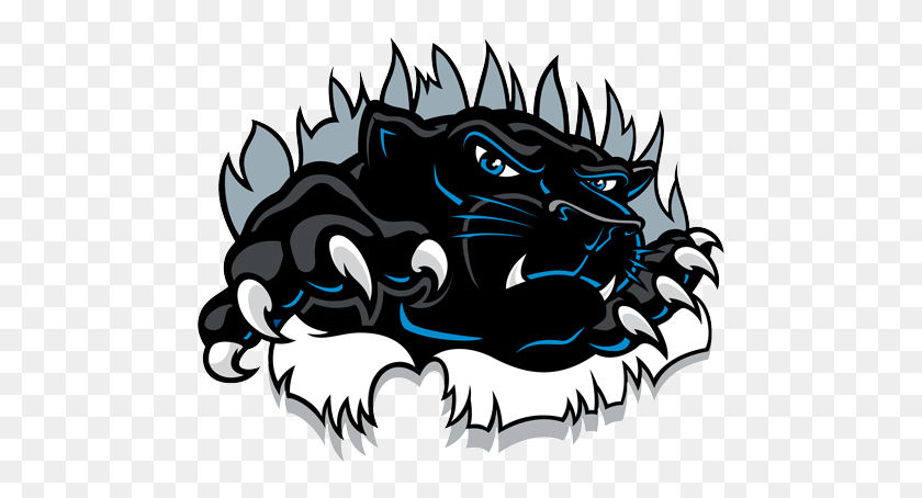 500x394 Gowanda Central School District - Panther Mascot Clipart
