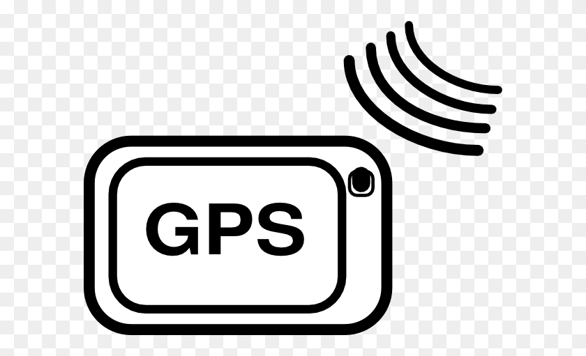 600x451 Gps Clipart Free Clip Art Images - Road Trip Clipart Black And White