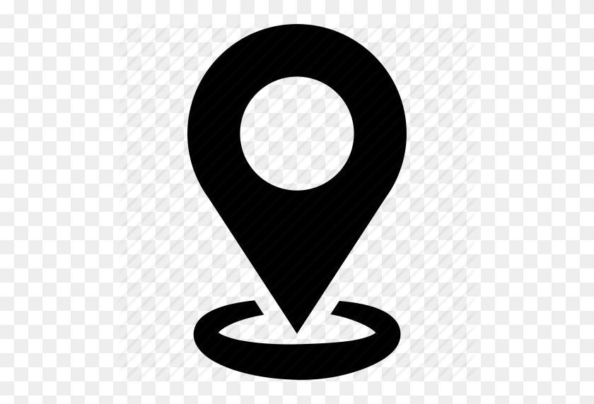512x512 Gps, Location, Map, Marker, Pin, Position Icon - Gps Icon PNG