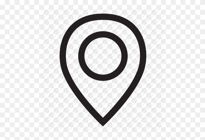 512x512 Gps, Location, Marker, Pin, Pinpoint, Point, Position Icon - Pinpoint PNG