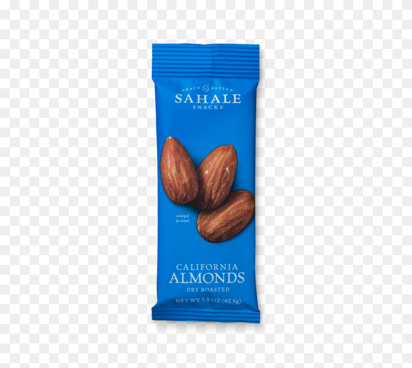 690x690 Grab Go California Dry Roasted Almonds Sahale - Almonds PNG