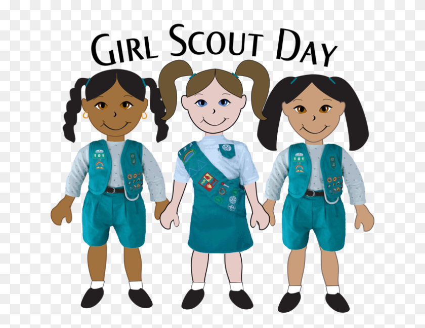 640x587 Grab This Free Clip Art For Girl Scout Day Ideas To Do - Scout Clipart