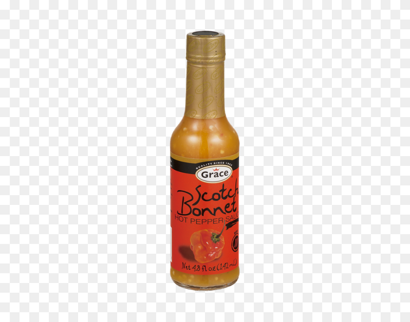 600x600 Grace Scotch Bonnet Hot Pepper Sauce Reviews - Hot Sauce PNG