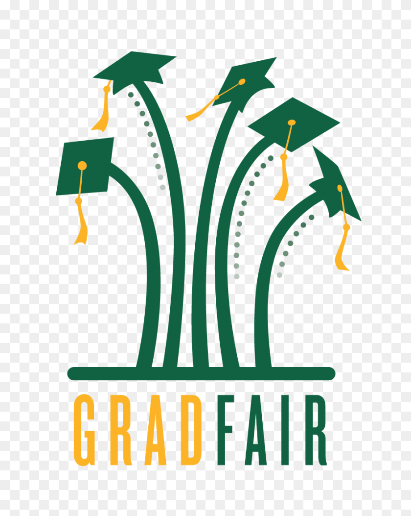 871x1109 Grad Fair - Graduation Cap 2017 Clipart