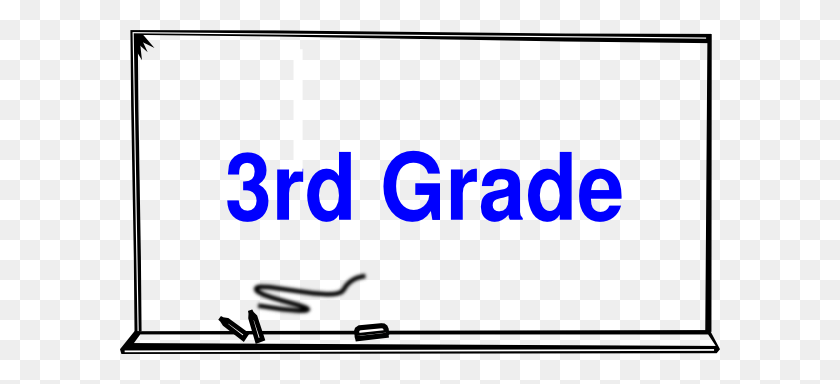 Grade Blackboard Clip Art - Third Grade Clip Art.