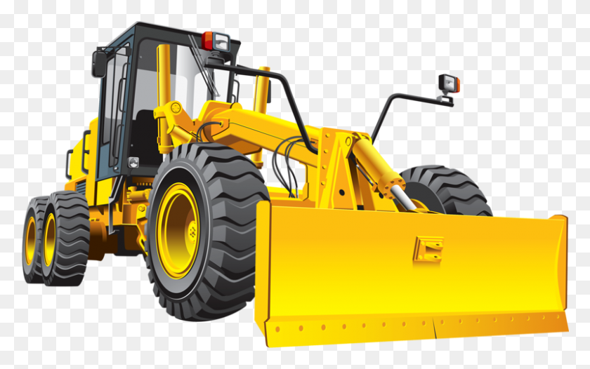 800x478 Grader Road Heavy Equipment Bulldozer Clip Art - Free Excavator Clipart
