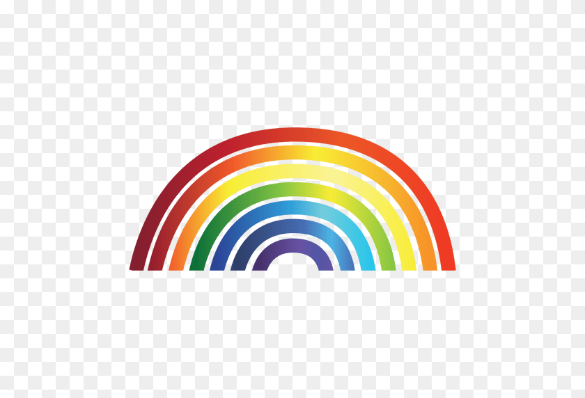 512x512 Gradient Rainbow Colorful - Rainbow Transparent PNG