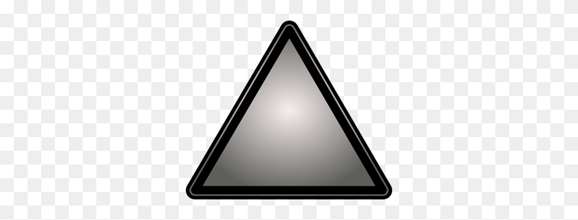 300x261 Gradient Triangle Clipart Png For Web - White Gradient PNG