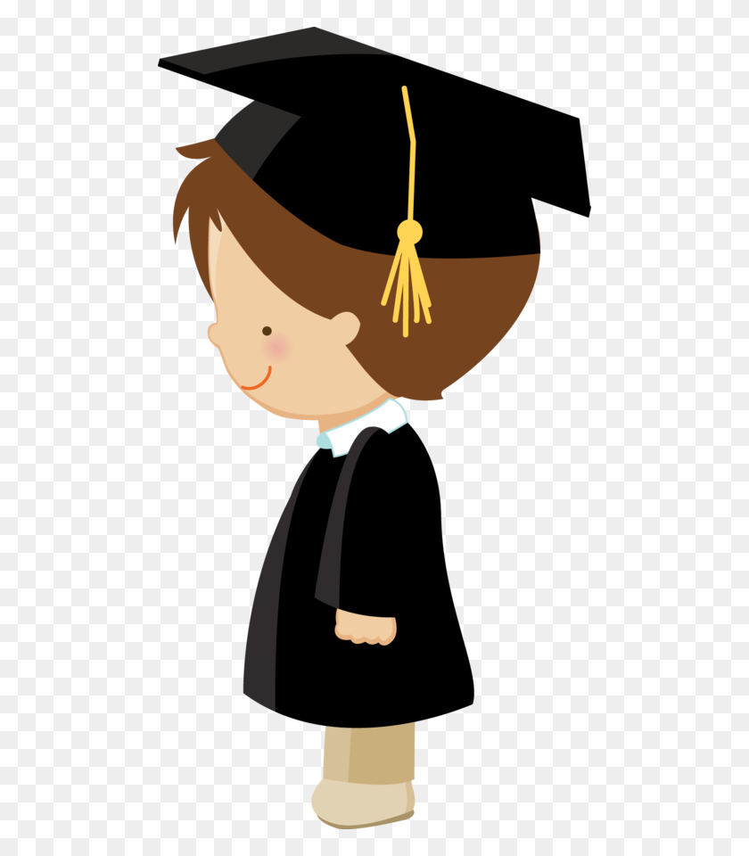 486x900 Graduado Clipart, School And Scrapbooking - Graduation Cap Clipart 2018