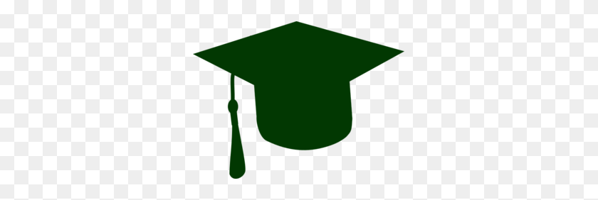 297x222 Graduate Hat Clip Art - Green Graduation Cap Clipart