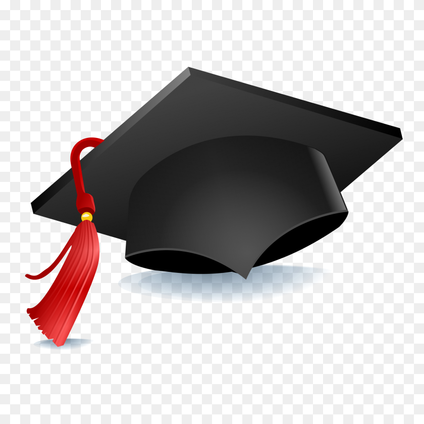 2000x2000 Graduate Hat Group With Items - Masters Degree Clipart