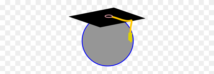 300x232 Graduate Icon Clip Art Free Vector - Cap And Diploma Clipart