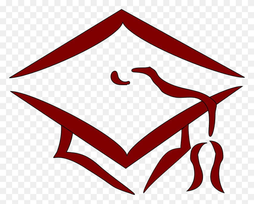 1280x1006 Graduation And Commencement - Cap And Gown PNG