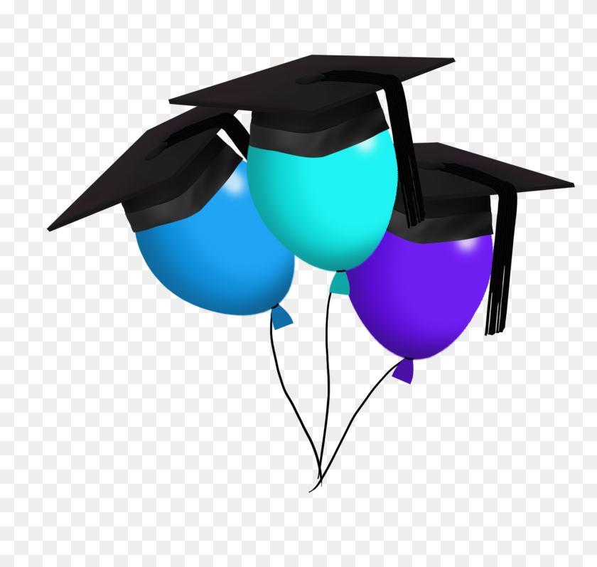 1417x1339 Graduation Balloon Clipart - Graduation 2018 Clip Art