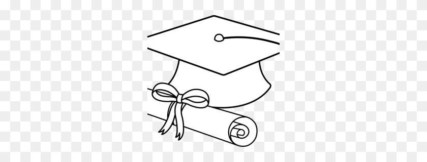 260x260 Graduation Cap And Diploma Clip Art Clipart - Diploma Clipart