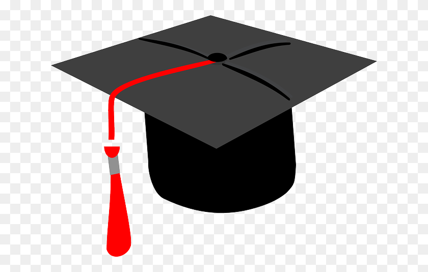 640x474 Graduation Cap And Diploma Clipart Png - Cap PNG