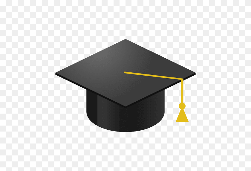 512x512 Graduation Cap And Diploma Clipart Png - Captain Hat PNG
