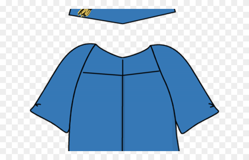640x480 Graduation Cap And Gown Clipart - Cap And Gown Clipart