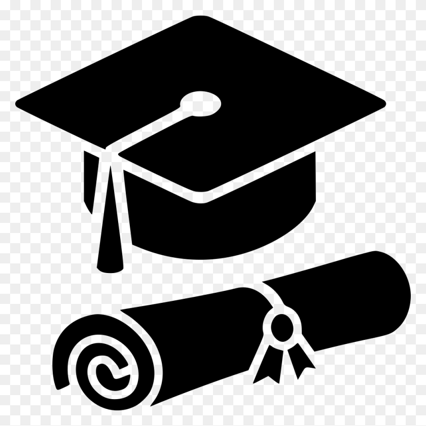 980x982 Graduation Cap Diploma Png Icon Free Download - Diploma PNG