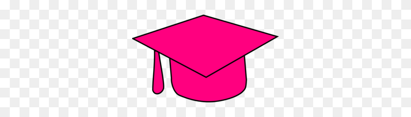 300x180 Graduation Cap Pink Clip Art - Graduation Cap Clipart Free