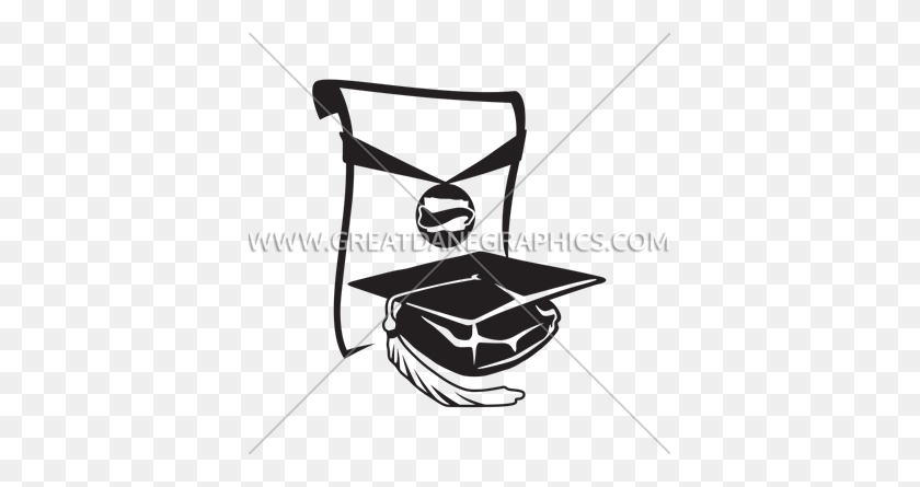 385x385 Graduation Cap Production Ready Artwork For T Shirt Printing - Graduation Cap Clipart 2018