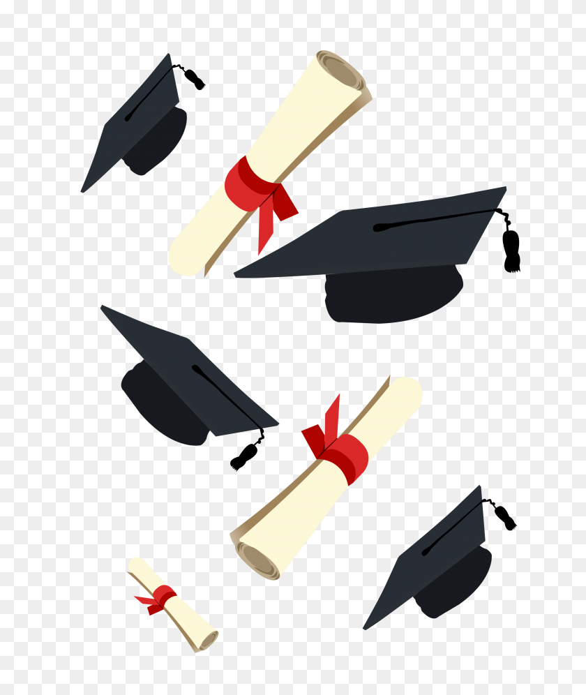 3000x3600 Ceremonia De Graduación Cuadrado Académico Cap Diploma Clipart - Graduación 2017 Clipart