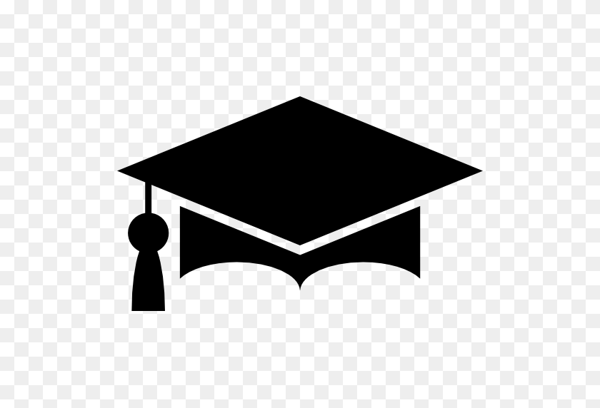512x512 Ceremonia De Graduación Square Academic Cap Logo Clipart - Graduation Cap 2018 Clipart