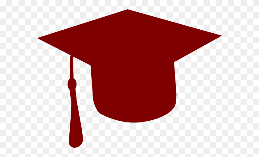 600x449 Graduation Clipart Maroon - Graduation Clipart PNG