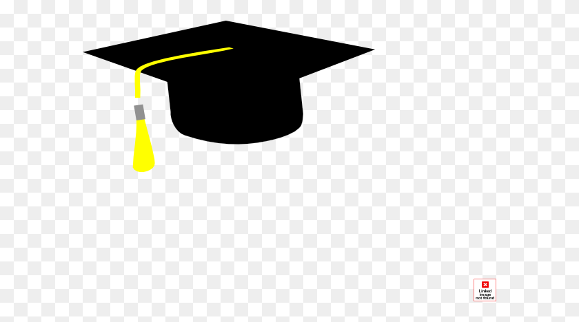 600x408 Graduation Hat Cap Clip Art Png, Clip Art For Web - Cap And Gown Clipart