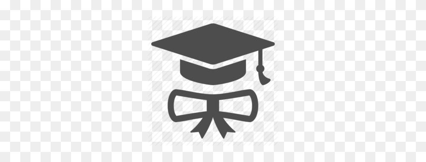 260x260 Graduation Hat Clipart - Graduation Clip Art