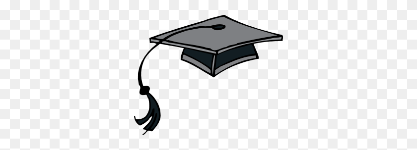300x243 Graduation Hat Clipart Free Graduation Hat Flying Graduation Caps - Graduation Clipart 2018