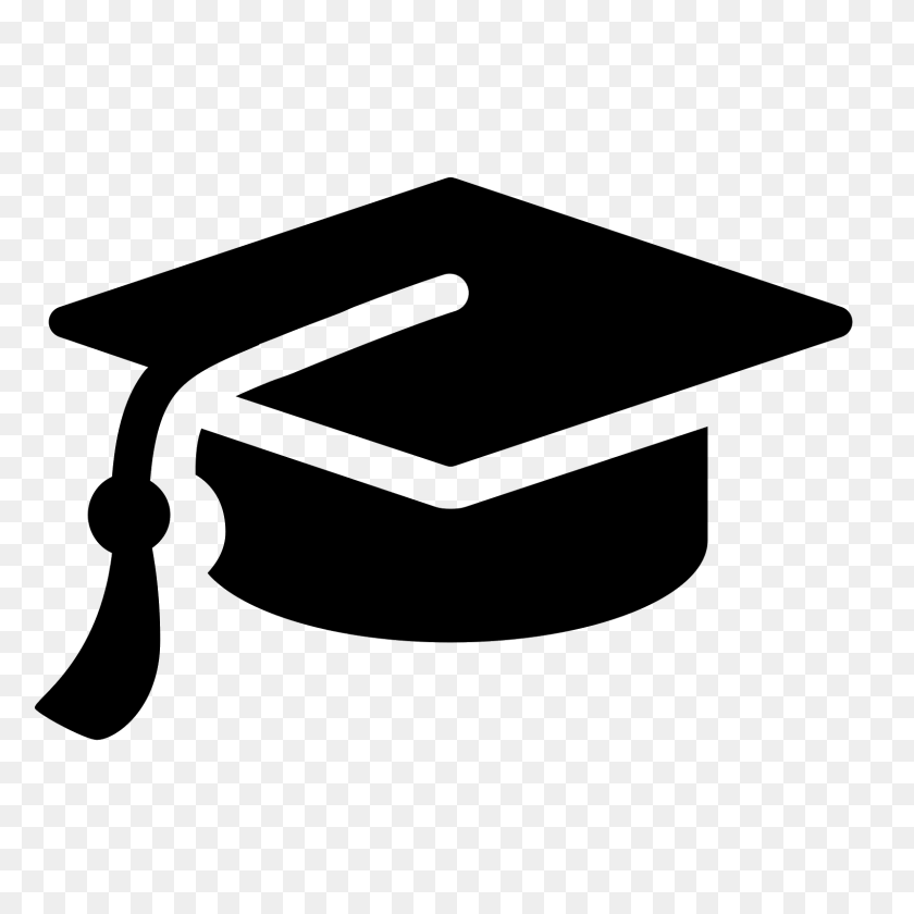 1600x1600 Graduation Hat Flying Graduation Caps Clip Art Cap Line - Grad Hat Clipart