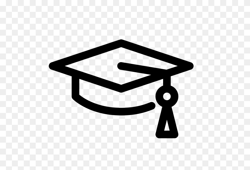512x512 Graduation Hat Icon With Png And Vector Format For Free Unlimited - Graduation Cap Vector PNG